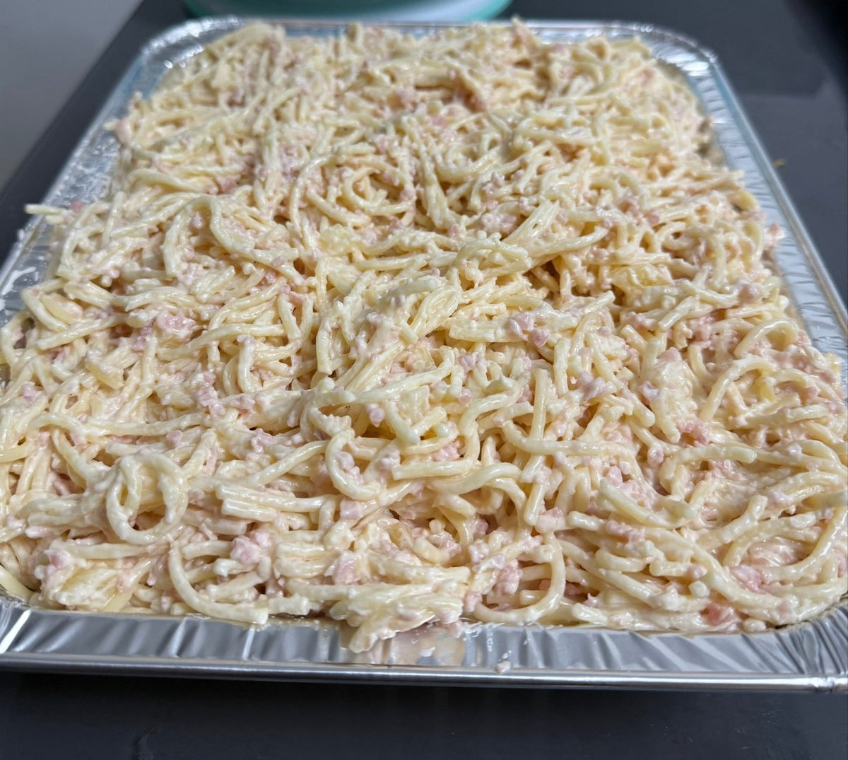 Bandeja de ensalada fría cubana de pasta, lista para la fiesta, de Will & Mill en Miami