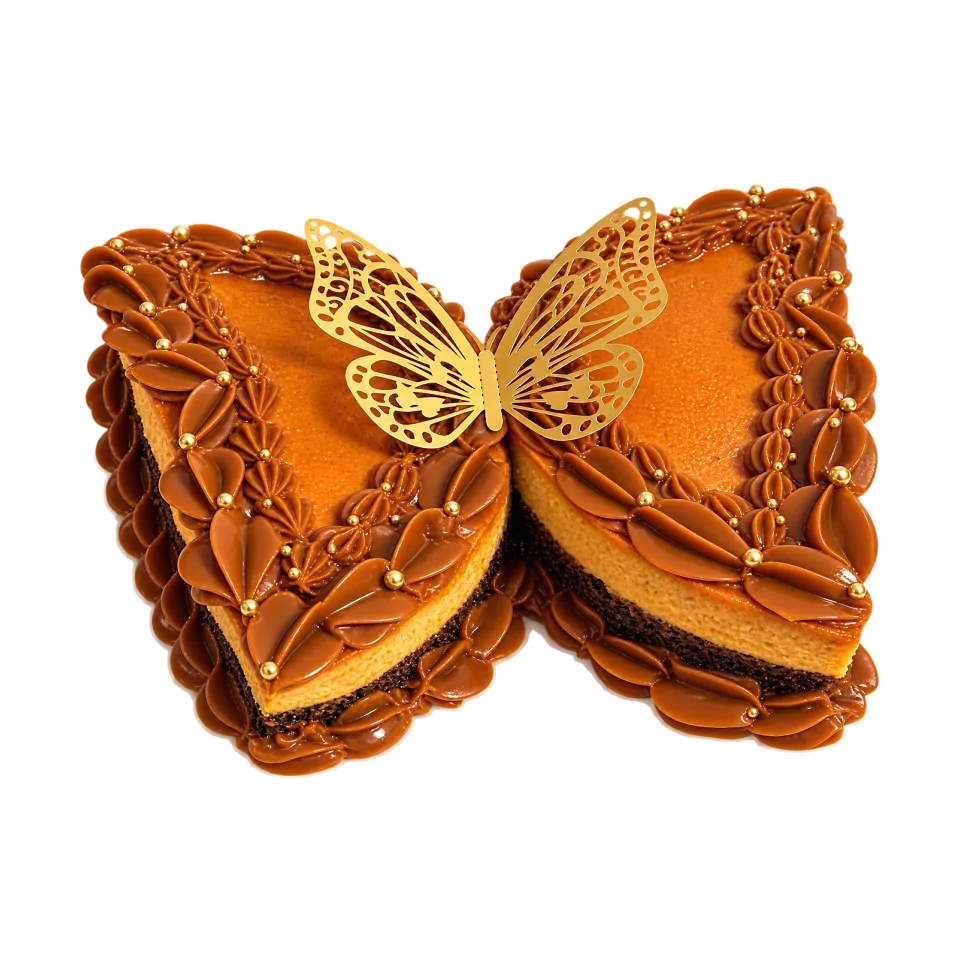 Chocoflán de mariposa de Will & Mill en Miami